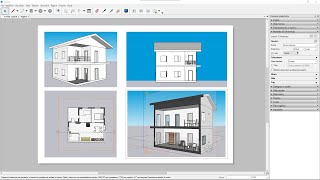 Videocorso Sketchup PRO  12  Piante Prospetti e Sezioni Disegni 2D CAD con Scena 3D e Layout [upl. by Edda]