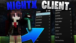 189  Hack Client Mod for Minecraft Java  NightX Hacked Client Mod Works w Feather Client [upl. by Toland]