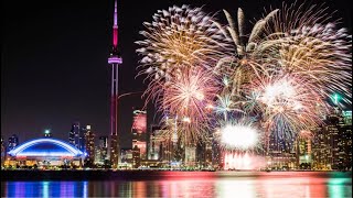 Toronto LIVE Canadas Day Fireworks at Downsview Park July 1st 2024 [upl. by Gora]