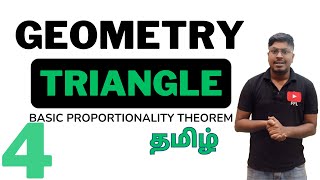 GeometryTriangle  Lesson4  Basic Proportionality Theorem  Language  Tamil [upl. by Inirt]