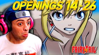 LOS MEJORES OPENINGS🔥  FAIRY TAIL 1426 REACCIÓN COMPLETA [upl. by Retsae]