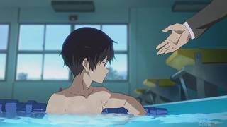 Makoto saca a Haru del agua  MakoHaru [upl. by Noteek]