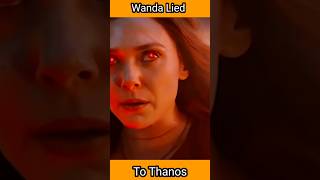 Wanda Lied to Thanos  Ironman  Hulk  shorts [upl. by Alic]