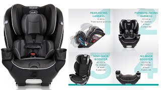 Evenflo 4 in 1 car seat  what include in box and  how to adjust strap headrest and tilt seat [upl. by Ventre]