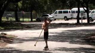 Land paddling skateboarding [upl. by Razaile]