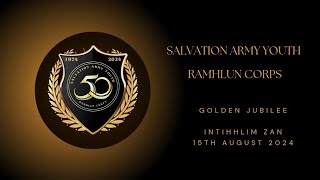 Salvation Army Youth Ramhlun Corps Golden Jubilee Intihhlim Zan  15072024 [upl. by Phina]