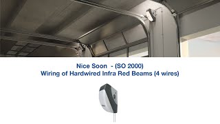 Soon How to hardwire safety beams into your Soon sectional garage door operator [upl. by Enelhtac]