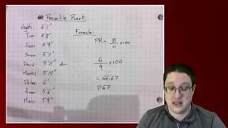 Statistics 4  Percentile Rank  Grade 12 Essential Math [upl. by Suzette68]