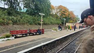 The East Lancashire Railway Autumn Steam Gala Inc Brake Van Ride with Furness 20 13102024 [upl. by Lorrimer]