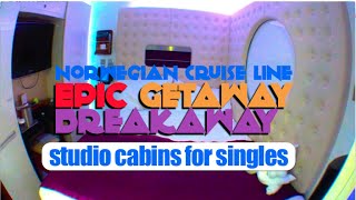 NCL Studio Cabins EPIC Getaway Breakaway [upl. by Datnow]