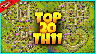 Best INSANE TH11 WARTROPHY Base Link 2024 Top20 Clash of Clans  Town Hall 11 War Bases [upl. by Pevzner]