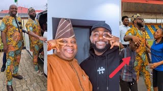 Davido STORMS Adeleke University In Osun State With Family Surprise Visit To Governor Ademola [upl. by Enirol]