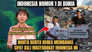 SIFAT ASLI MASYARAKAT INDONESIA JADI BAHAN BERITA DI NEGARA KOREA SELATAN [upl. by Yddur]