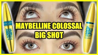 MAYBELLINE COLOSSAL BIG SHOT VS COLOSSAL ORIGINAL ¿CUÁL MÁSCARA ES MEJOR  MARIEBELLE COSMETICS [upl. by Adraynek200]