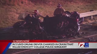 New Bedford man charged in wrongway crash that killed Endicott police officer [upl. by Audres422]