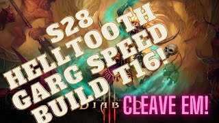 Diablo 3 season 28 Witch Doctor Helltooth Gargantuan Speed Build Guide t16 [upl. by Jaymee]