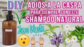 SHAMPOO PARA LA CASPA  DIY  NATURAL Y EFECTIVO  Mixi [upl. by Anelet48]