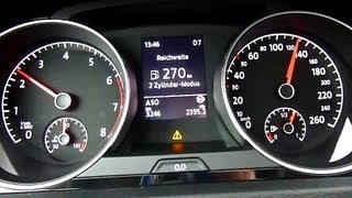 2012 VW GOLF 7 14 TSI BlueMotion Highline Bordcomputer 1113 [upl. by Arinayed]