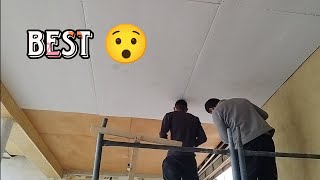 Best ceiling adhesive application process 😯 best [upl. by Lorien592]