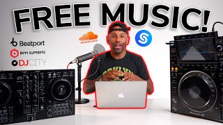 Where Do DJs Get Their Music In 2024   FREE MUSIC PACK [upl. by Smart]