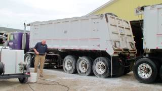 2 Step truck wash using acid replacement technology Hydro Chem Systems [upl. by Mayrim725]