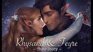 Feyre amp Rhysand Their Story  Fire on Fire by Sam Smith [upl. by Aihtenyc]