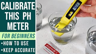 CALIBRATE A PH METER step by step  How To Use PH meter [upl. by Hilaire]