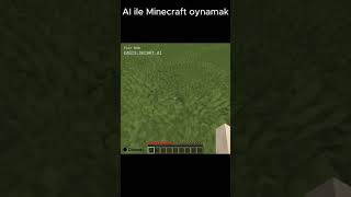 AI ile Minecraft oynamak [upl. by Issac411]