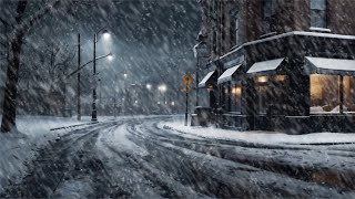 Blizzard Storm Sounds for Deep Sleep and Insomnia Relief [upl. by Idnam]