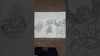 Kai Hiwatari  Dranzer Metal Splitz  Beyblade G Revolution artistartsketchbeybladedrawing [upl. by Duggan]