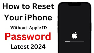 How To Reset iPhone Without Apple iD Password 2024 [upl. by Damha253]