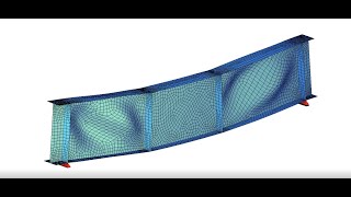 FEMFEA comparison between Sofistik and RFEM  Steel girder [upl. by Hatnamas68]