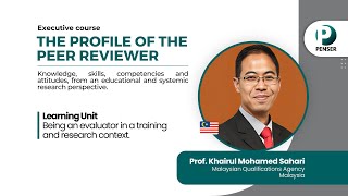 BEING AN EVALUATOR in a TRAINING and RESEARCH CONTEXT  Prof Khairul Mohamed Sahari [upl. by Alleuqram]