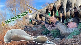 Hunting In A 40000 BLIND  Arkansas Duck Hunting Part 1 [upl. by Broome]