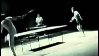 The making of the Bruce Lee playing ping pong with nunchuck videoflv [upl. by Elyad896]