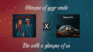 lady gaga amp bruno mars x joji  die with a smile X glimpse of us 8D Audio  Slowed  Reverb [upl. by Jessey46]