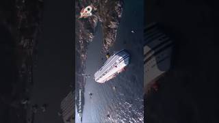 Cruise ship 🚢 underwater 😳 knowit ship [upl. by Idnak]