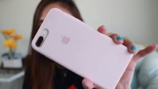 Apple Silicone Case Pink Sand for Iphone 8 plus  Tear  Color Comparison  Maureen Scott [upl. by Sarkaria]