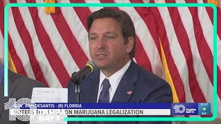 DeSantis shares views on Amendment 3 Floridas recreational marijuana measure [upl. by Nahtanaoj]