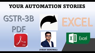 Convert Multiple GSTR3B to Excel  Free Excel Tool  NO VBA No Coding GSTR3B PDF TO EXCEL [upl. by Monti]