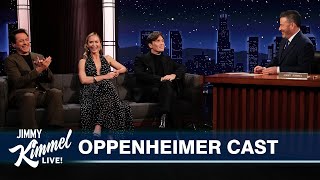 Cillian Murphy Emily Blunt amp Robert Downey Jr on Making Oppenheimer Oscar Nominations amp Matt Damon [upl. by Duong]