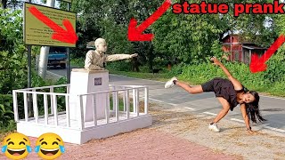 PRANK VIDEOS STATUE PRANK VIDEO [upl. by Elrae]