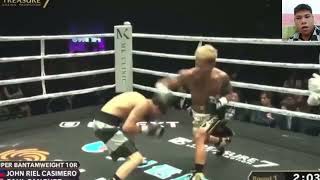 jhon riel Casimere vs Saul Sanchez full fight 2024 boxing casimeroknockouthighlights [upl. by Kathi267]