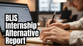 BLIS Intrenship Alternative report ignou blis [upl. by Durwood]