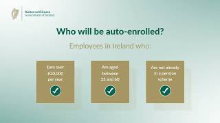 Autoenrolment How will autoenrolment in Ireland work [upl. by Charlot]