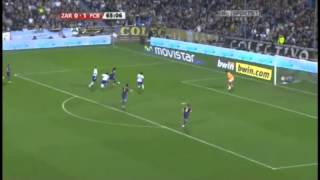 Lionel Messis Amazing Goal Barcelona Vs Zaragoza [upl. by Johnath163]