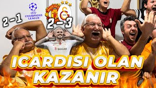 İCARDİ ÖNCE SÖVDÜRDÜ SONRA COŞTURDU EV AYAĞA KALKTI MANCHESTER UTD 23 GALATASARAY galatasaray [upl. by Holly]