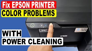 How to fix the Epson L3250 colour printing problem  ink problem on Epson L3250 L3210 L3150 etc [upl. by Schild]