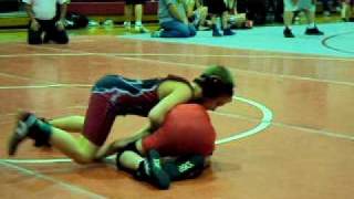 Nathan Maxwell CVCA vs 65 Cardinal  Crestwood Open Youth Varsity Wrestling 2010 [upl. by Akinorev438]