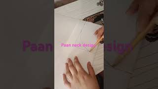 Paan neck design paan gala cutting krny Ka tarikaeasy shortfeed [upl. by Galloway]